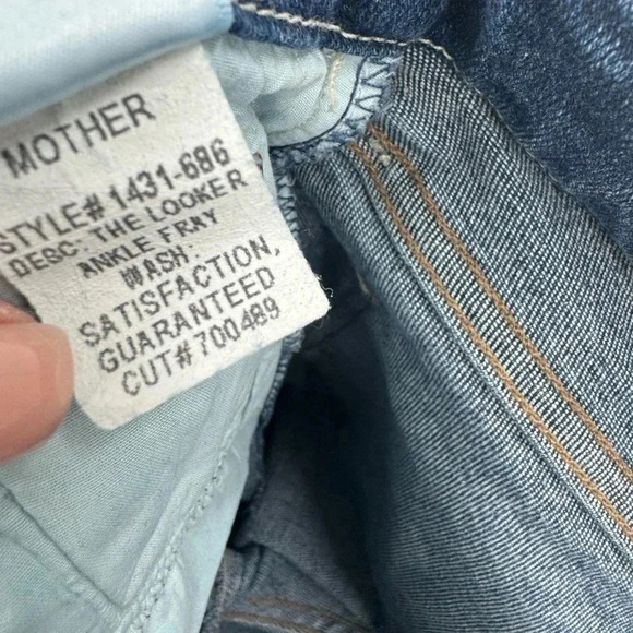 MOTHER The insider looker ankle fray satisfaction guaranted size 26 B442 - Picture 8 of 8